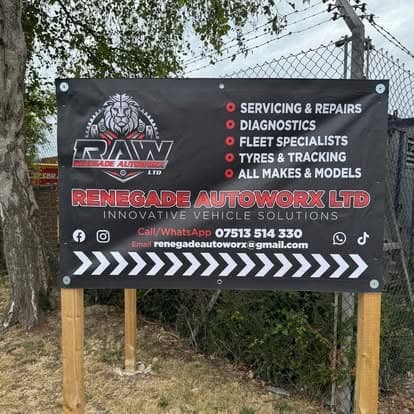 Mechanic working on a car